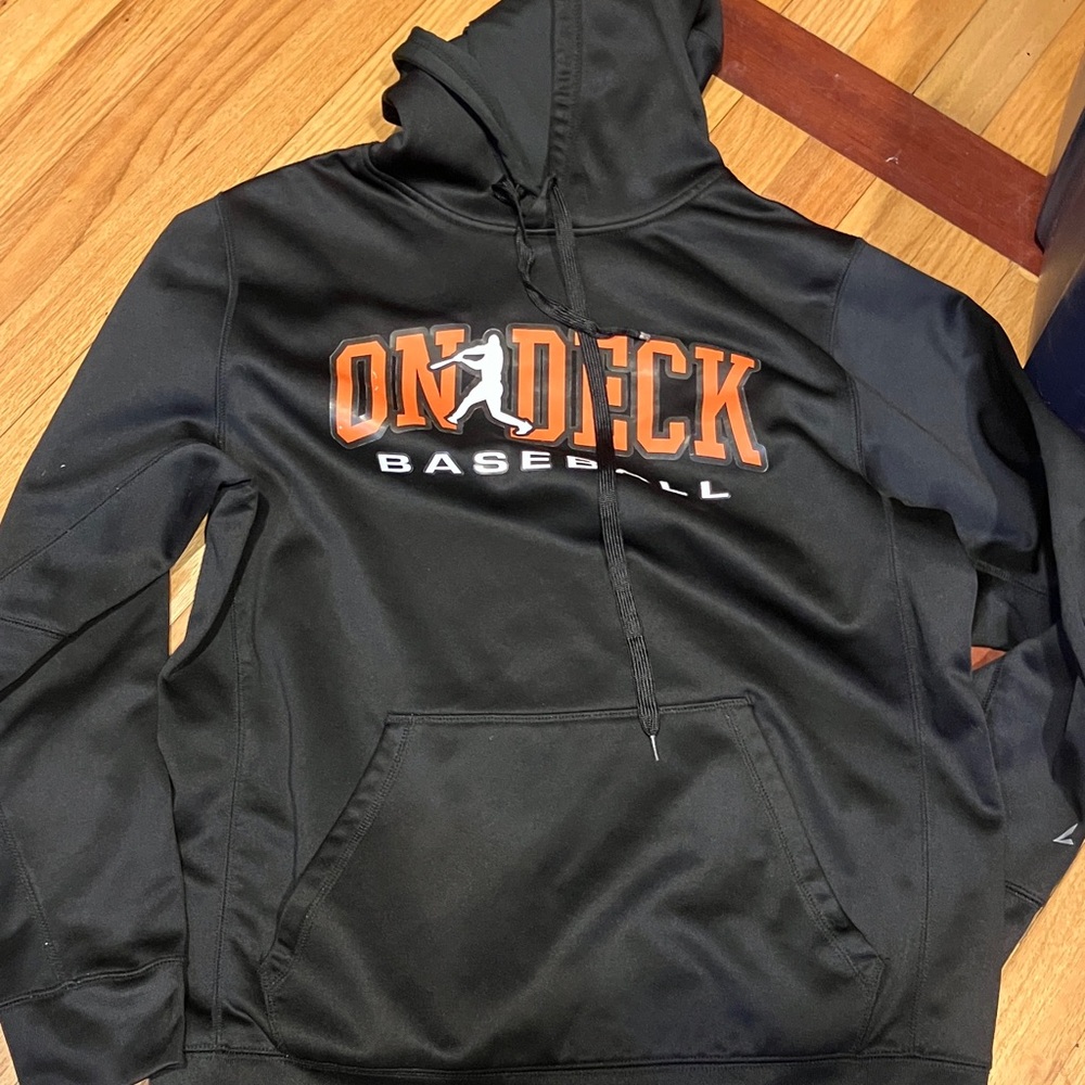 Black Baseball Hoodie